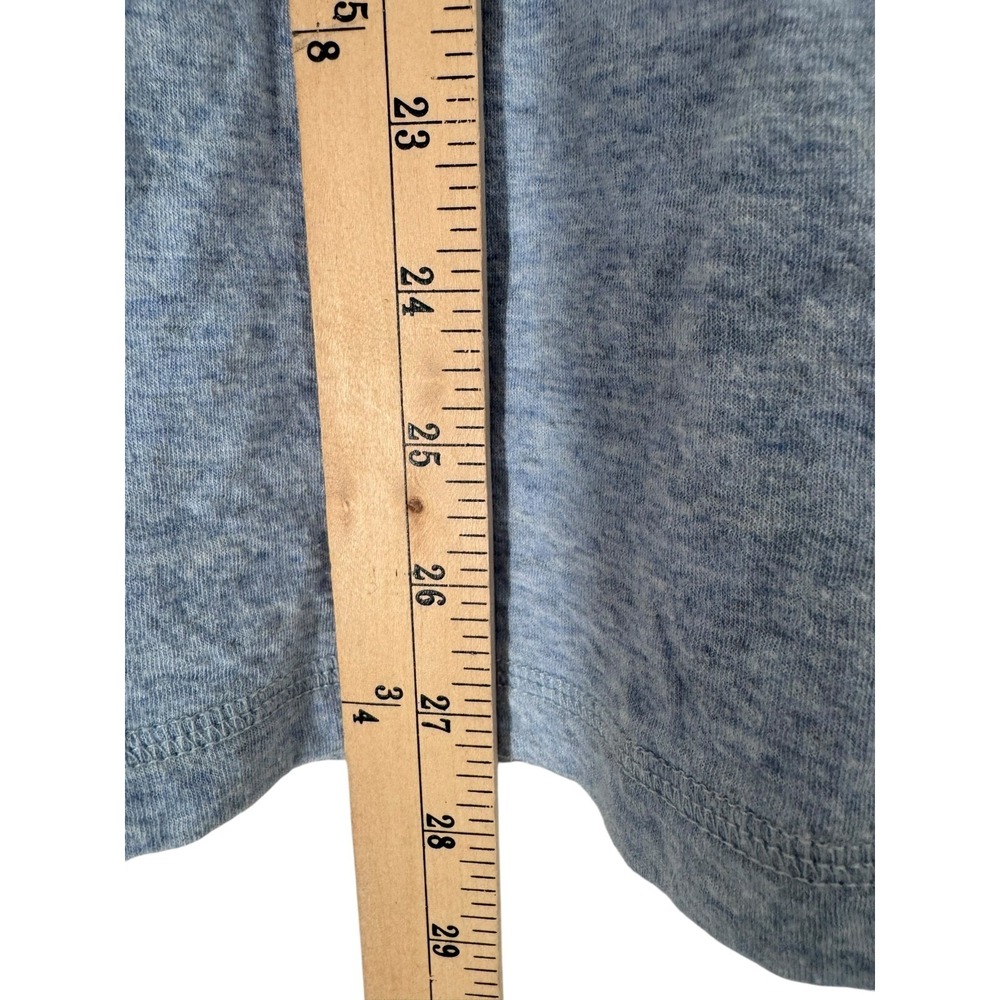 Faherty Men's Blue Cloud Cotton Henley Pullover Round Neck Sweater Size Medium - Picture 5 of 5